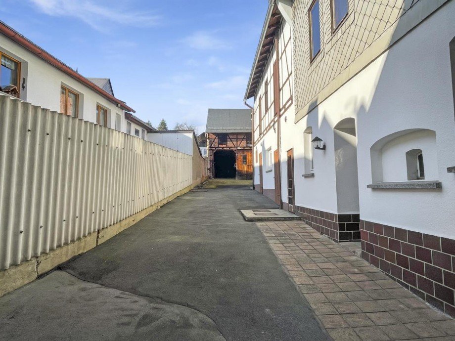 Innenhof Einfamilienhaus Schleiz/ Gr�fenwarth