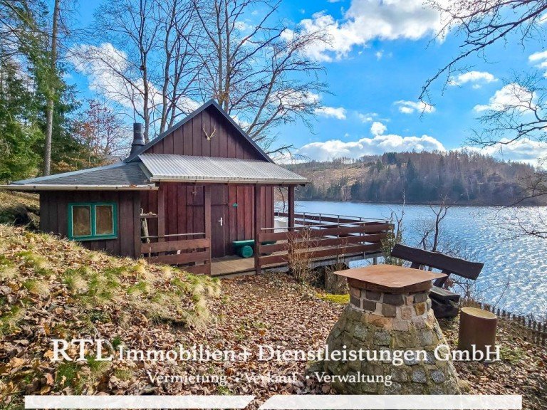 Au�enansicht Saalburg-Ebersdorf Ferienhaus Ferienhaus mit Blick auf den Stausee (A1696)