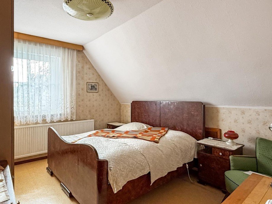 Schlafzimmer Einfamilienhaus Rosenthal am Rennsteig
