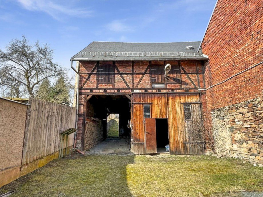 Nebengeb�ude/ Scheune Einfamilienhaus Schleiz/ Gr�fenwarth