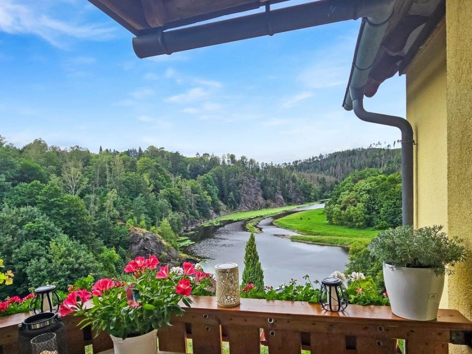 Ausblick OG-Whg. Mehrfamilienhaus Rosenthal am Rennsteig