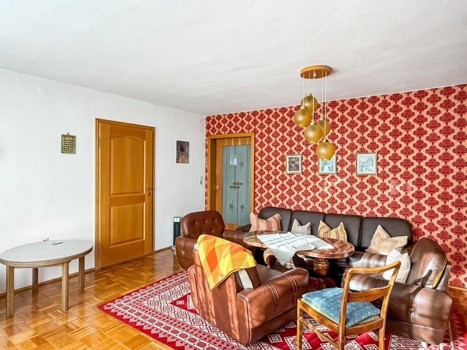 Wohnzimmer Einfamilienhaus Rosenthal am Rennsteig