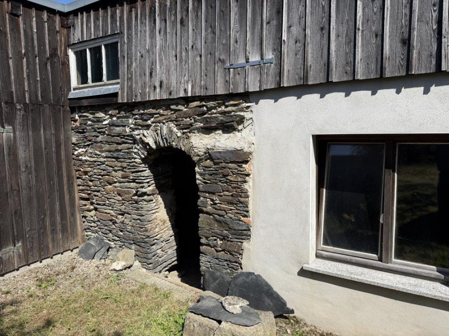 Zugang Gew�lbekeller Einfamilienhaus Remptendorf