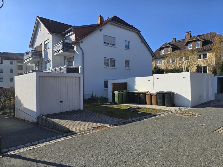 Au�enansicht Mehrfamlienhaus Wohnung Hof