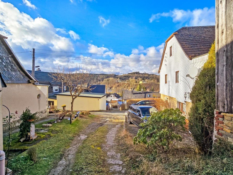 Hofeinfahrt Ferienhaus Bad Lobenstein
