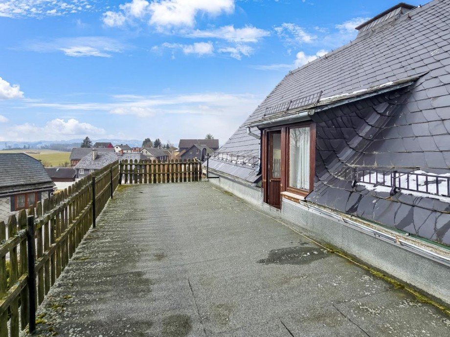 Dachterrasse Einfamilienhaus Remptendorf