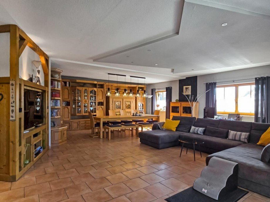 Wohnzimmer Einfamilienhaus Rehau