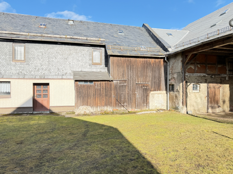 Innenhof Einfamilienhaus Remptendorf