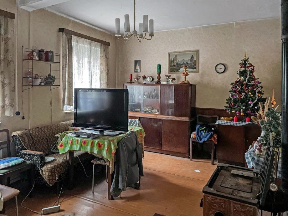 Wohnzimmer EG Einfamilienhaus Unterloquitz