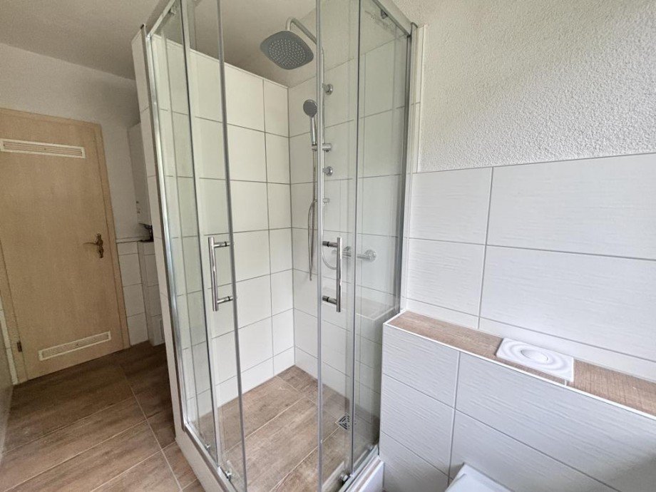 Bad mit Dusche Wohnung Rosenthal am Rennsteig