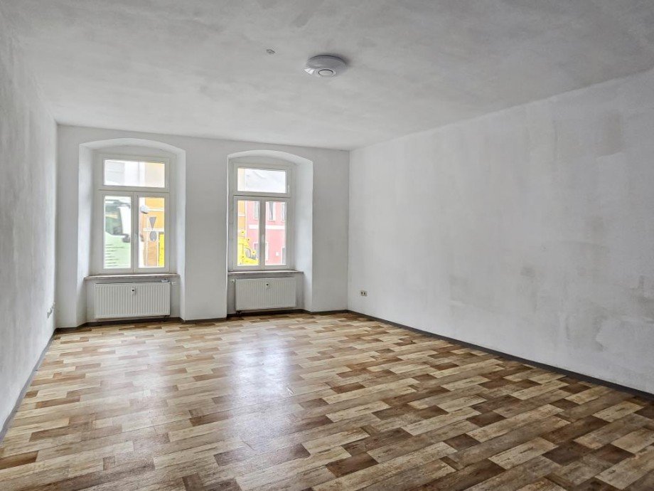 Wohnzimmer Wohnung EG Zweifamilienhaus Schleiz