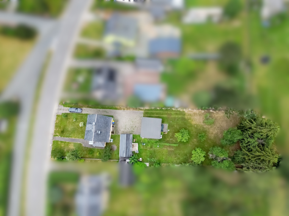 Luftansicht Einfamilienhaus Rosenthal am Rennsteig