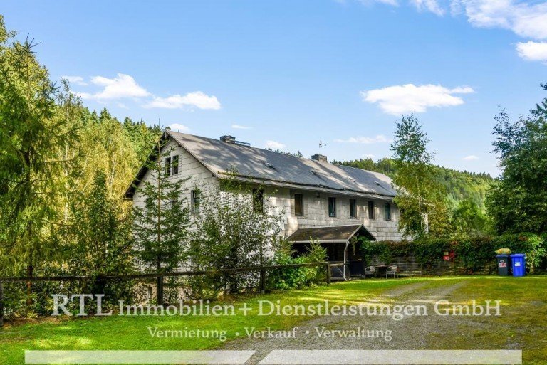 Ansicht Bad Lobenstein Einfamilienhaus ehemaliges Fabrikgeb�ude in Alleinlage - zwischen Industriekultur und Natur (A1636)
