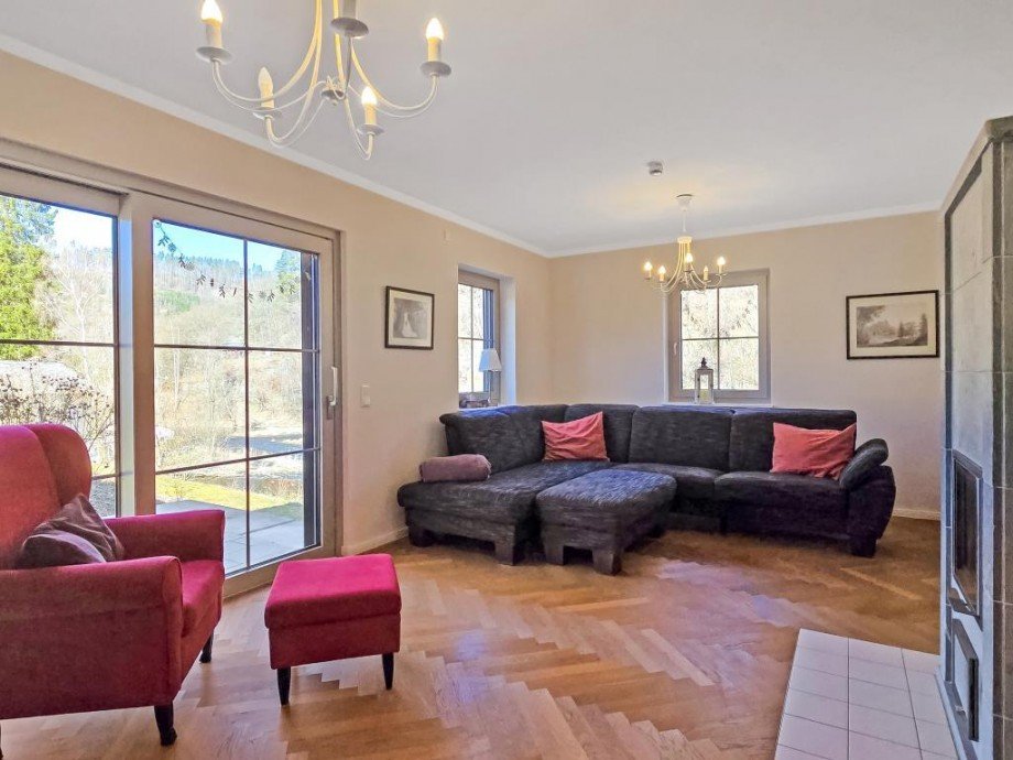 Wohnzimmer Einfamilienhaus E�bach