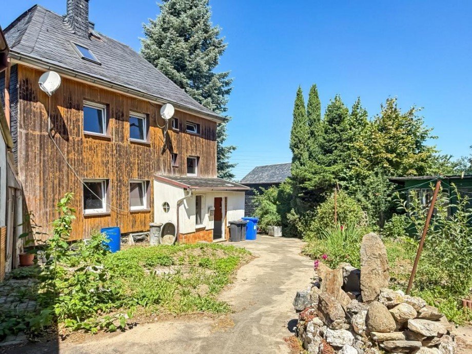 Innenhof Einfamilienhaus Rosenthal am Rennsteig
