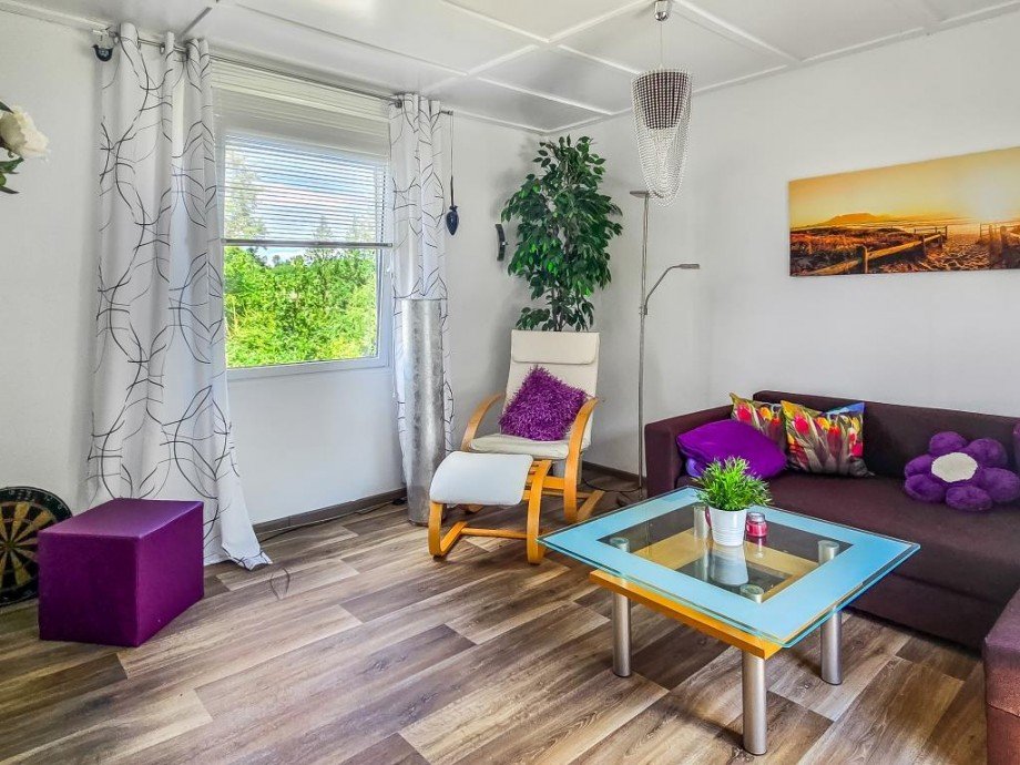 Wohnzimmer Ferienhaus Saalburg-Ebersdorf