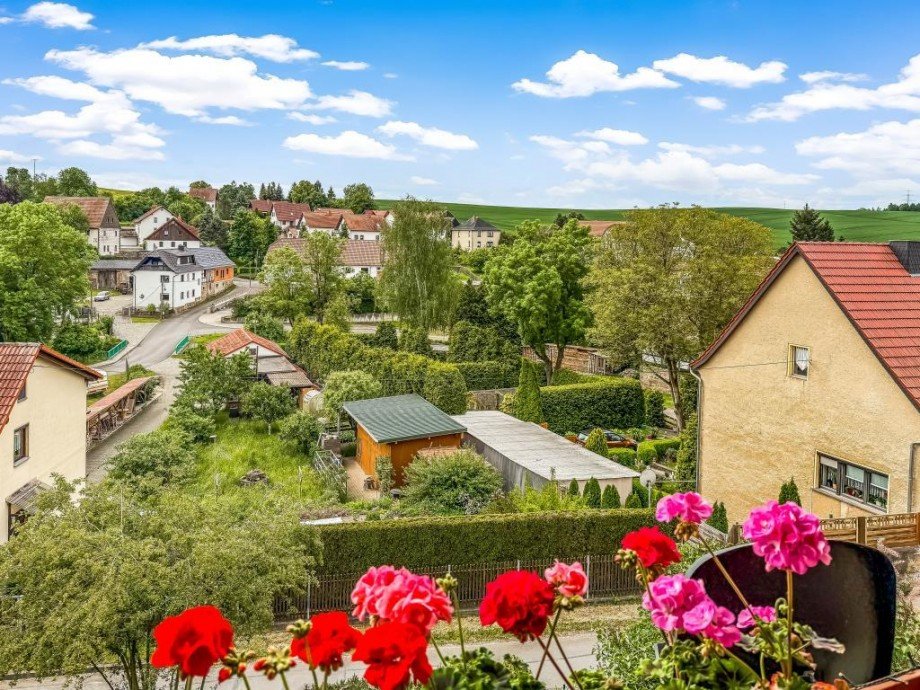 Ausblick Wohnung Zedlitz