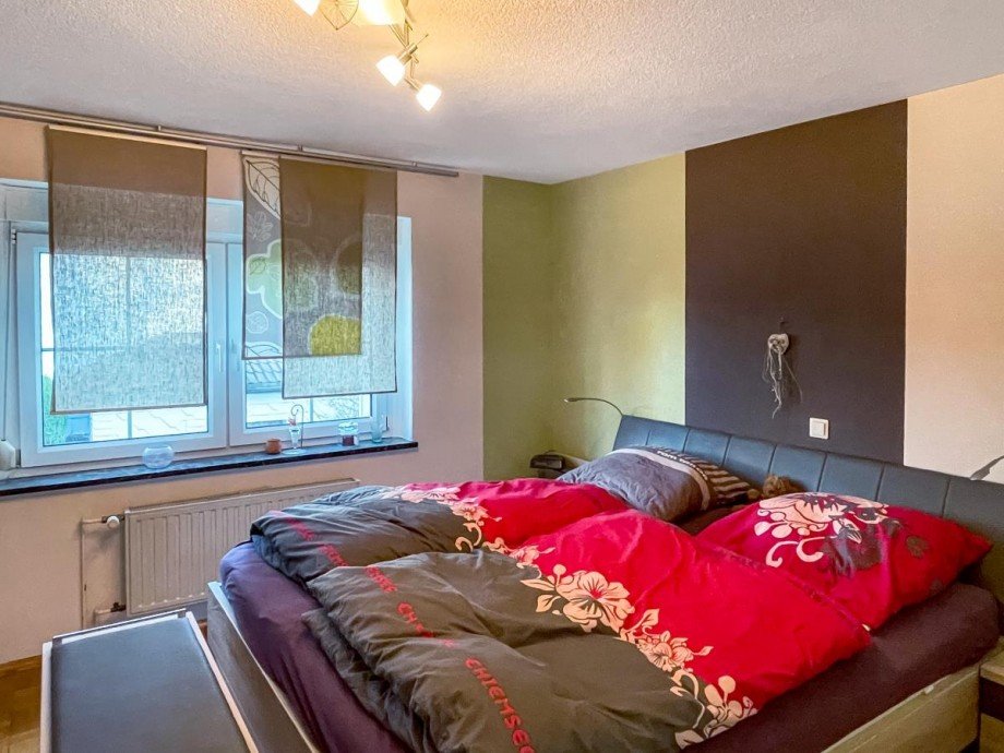 Schlafzimmer EG Einfamilienhaus Rosenthal am Rennsteig