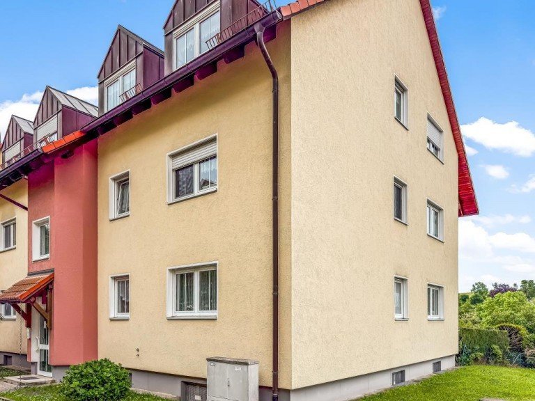 Au�enansicht Zedlitz Wohnung Helle Eigentumswohnung mit S�dbalkon (A1721)