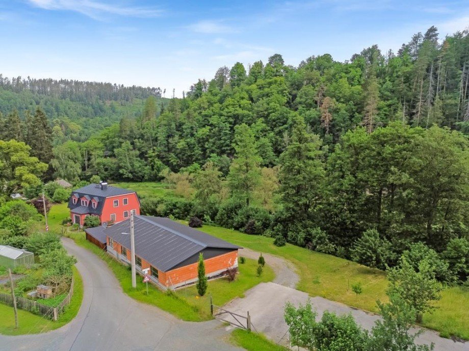 Luftbild Einfamilienhaus E�bach