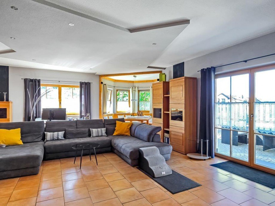 Wohnzimmer Einfamilienhaus Rehau