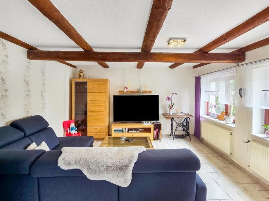 Wohnzimmer Einfamilienhaus Rosenthal am Rennsteig