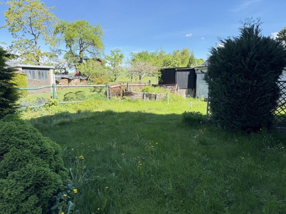 Garten am Haus Einfamilienhaus Wurzbach