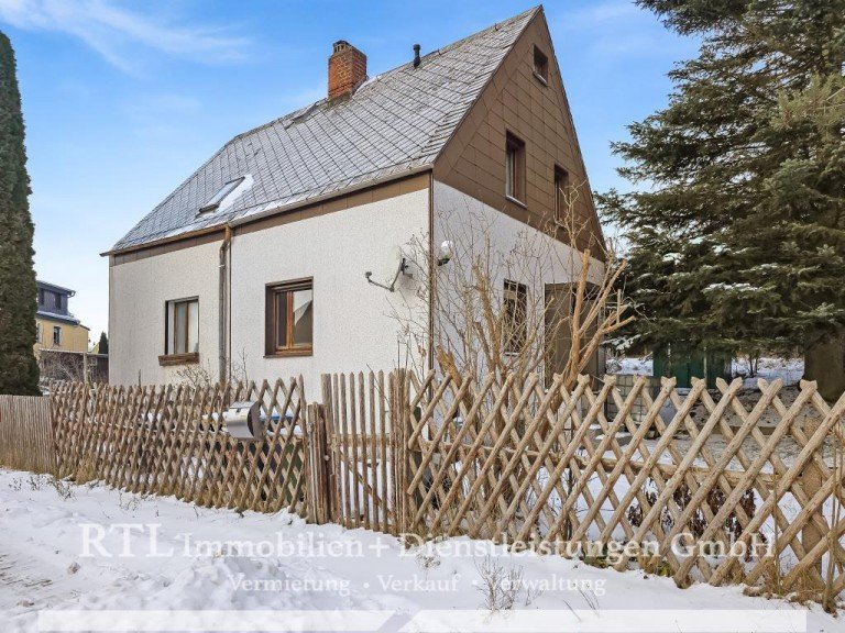 Ansicht Gefell Einfamilienhaus Doppelhaus mit Potenzial zum Einfamilienhaus in ruhiger Lage(A1651)