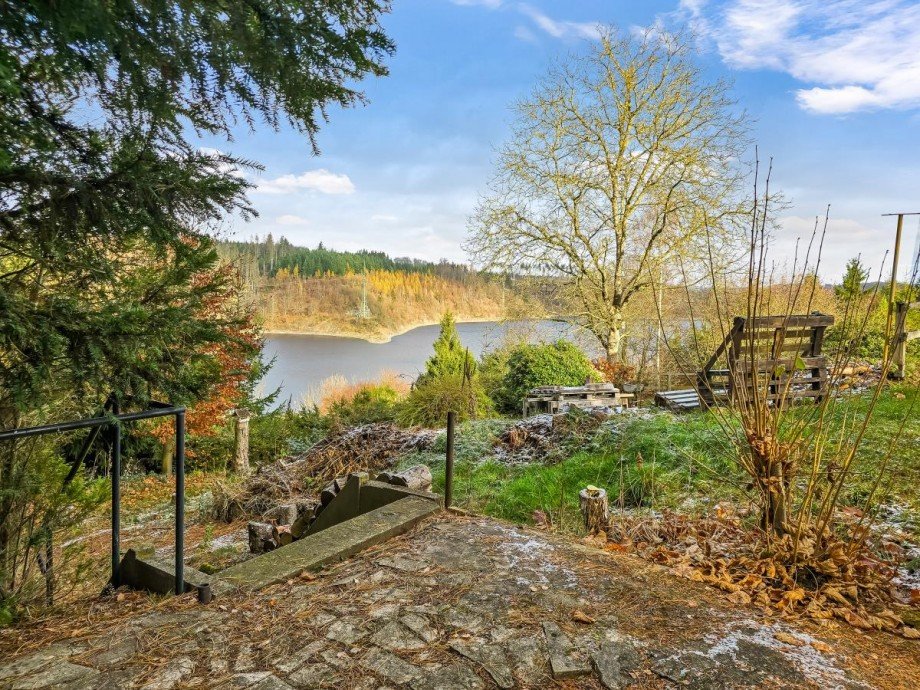Ausblick Ferienhaus Saalburg-Ebersdorf