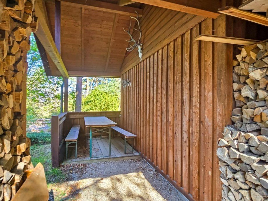 �berd. Terrasse Ferienhaus Remptendorf