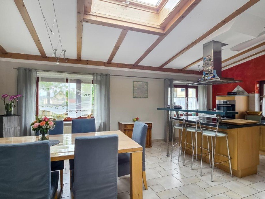 K�che mit Essbereich Einfamilienhaus Rosenthal am Rennsteig