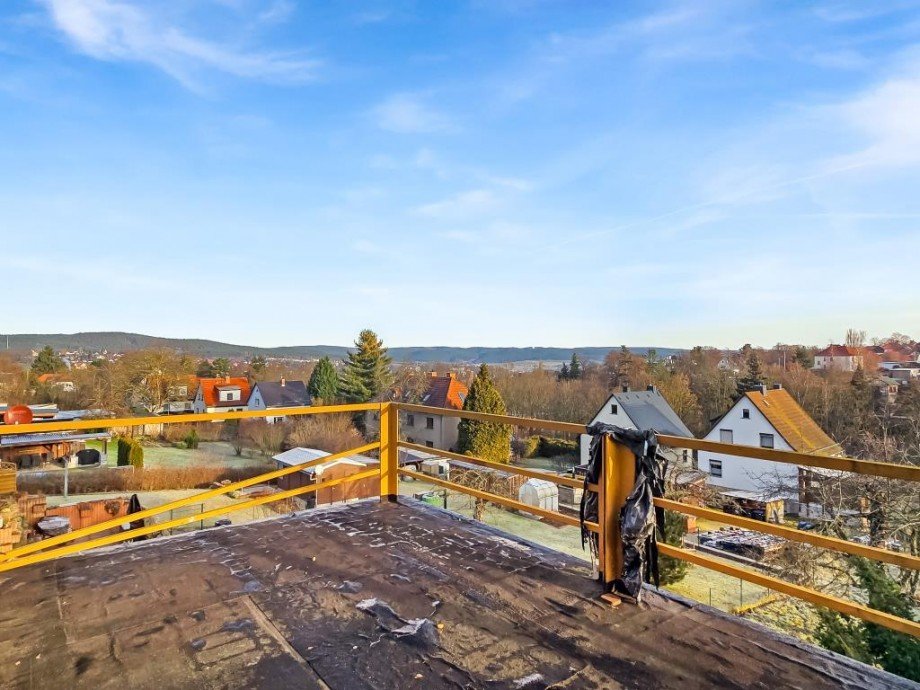 Terrasse mit Ausblick Einfamilienhaus P��neck