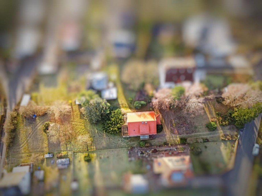 Luftbild Einfamilienhaus P��neck