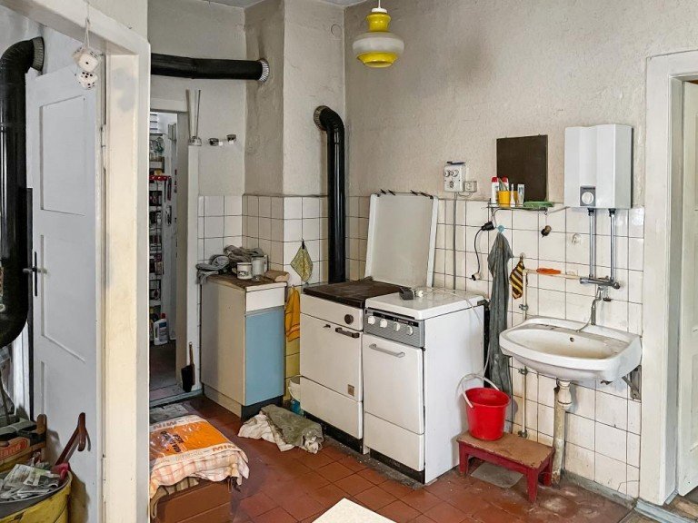 K�che EG Unterloquitz Einfamilienhaus Sanierungsobjekt: Bauernhaus mit Scheune in Unterloquitz (A1702)