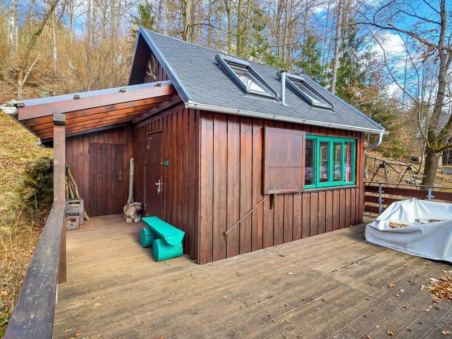 Terrasse Ferienhaus Saalburg-Ebersdorf