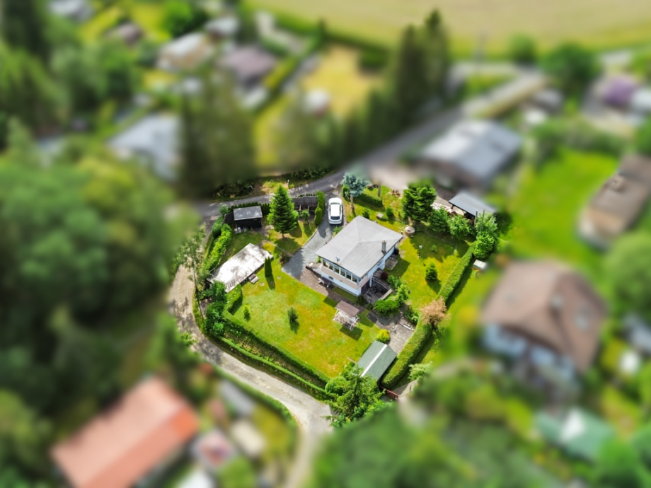 Luftansicht Ferienhaus Saalburg-Ebersdorf